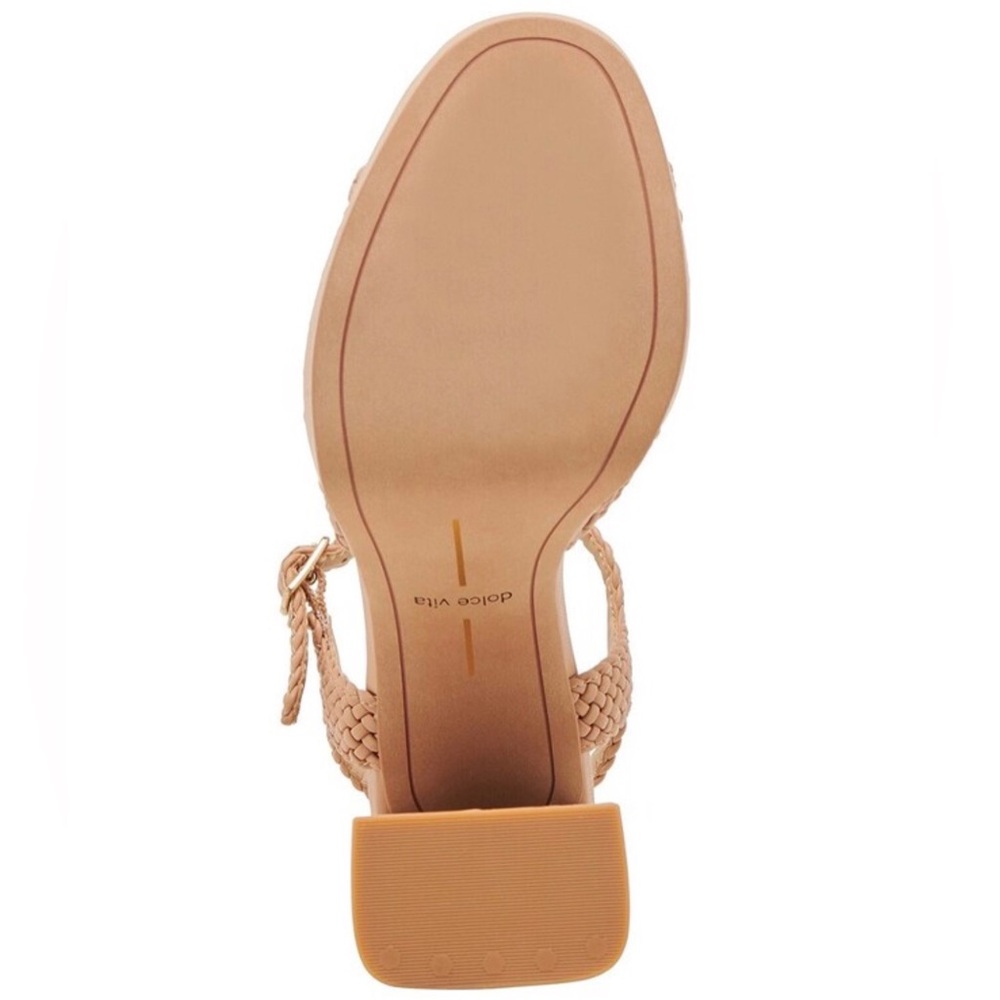 Dolce Vita Peyten Woven Stella Platform Sandal Cafe Size-10 NIB - Picture 7 of 10